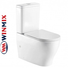 Унітаз-компакт WINMIX PREMIUM WAVE 0403-R 675*395*870mm, система змиву RIMLESS