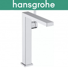 Змішувач Hansgrohe (art 73070000) для раковини одноважільний з поворотним виливом та зливною гарнітурою Tecturis E 240 Fine CoolStart, Хром