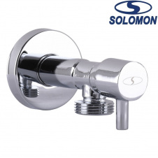 Кран напіобертовий кутовий Solomon Lazer 1/2*1/2" 7076, Польща