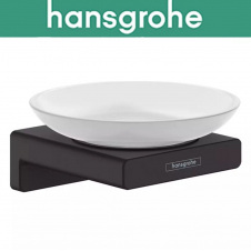 Мильниця Hansgrohe (art 41746670) з тримачем AddStoris, Чорний мат