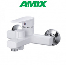 Змішувачі для ванної кімнати из термопластика AMIX Oscar-009 EURO White (без шланга та лійки), Білий