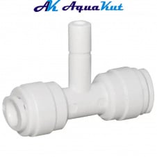 Трійник Aquakut QC-T-QC, 3/8&quot;QC-3/8&quot;T-3/8&quot;QC, (DCC-010D)