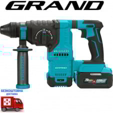 Акумуляторний перфоратор Grand ПА-20/26 BL/HS-1 (безщітковий, 1*(20В, 4Аг))