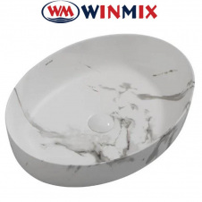 Фото - Раковина (умивальник) накладна Winmix Premium ELLIPSE-0104 MARBLE 550*410*140mm (мармур) Раковина (умивальник) накладна Winmix Premium ELLIPSE-0104 MARBLE 550*410*140mm (мармур)