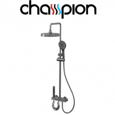 Душова колона із змішувачем Champion PBD-009-J GRAPHITE 4 режими из алюминия, Графіт