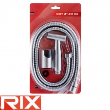 Набір для гігієнічного душу Rix BIDET SET-005 з лійкою та шлангом з нерж. сталі SUS304