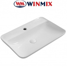 Раковина (умивальник) накладний Winmix Premium BEVEL-0203 600*405*120mm (біла)