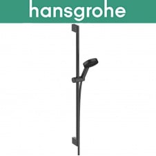 Душовий набір зі стійкою Hansgrohe (art 24170670) Pulsify Select 105 3jet Relaxation 90 см, Чорний мат