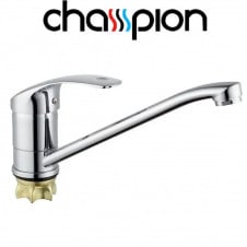 Змішувач для кухні ялинка на гайці 25см Champion Ped (Chr-555-135) Nut
