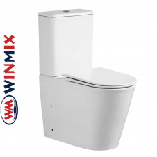 Унітаз-компакт Winmix BEVEL 0407-T1 630*350*795mm, система змиву TORNADO 1.0