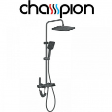 Душова колона із змішувачем Champion PBR-009-J GRAPHITE 4 режими из алюминия, Графіт