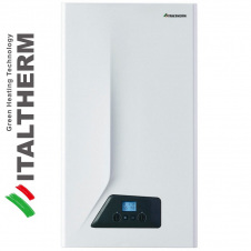 Газовий котел Italtherm City Class 30 FR (2 теплообмінники, турбований) + труба