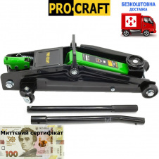 Домкрат підкатний гідравлічний Procraft PJ30+сетифікат