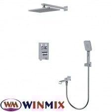 Вбудована душова система для ванни з коротким носом Winmix Premium Dali inner box (Chr-009), Польща