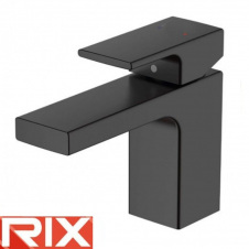 Змішувач для умивальника Rix KUB (Chr-001) Black, SUS304 з нержавіючої сталі