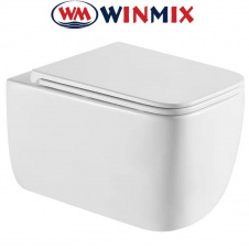 Унітаз підвісний Winmix Premium DIVERSE 0301-T1 530*365*373mm, система змиву TORNADO 1.0