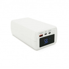 Повербанк Powerbank REMAX RPP-310 40000mAh, 65W QC+PD, USB+Type-C, LED індикація, Box, Білий