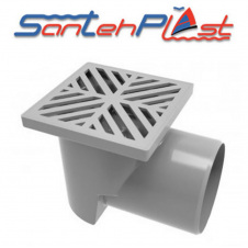 Душовий трап із пластиковими ґратами TH-150-110.01 DN100, Santehplast