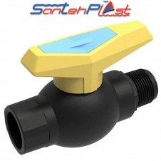 Santehplast Кран із внутрішнім зовнішнім різьбленням 1/2 ВН DN 20