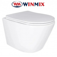Унітаз підвісний Winmix BEVEL 0303-T3 485*360*365mm, система змиву TORNADO 3.0