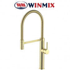 Змішувач для кухні Вухо Winmix Premium Spark (Chr-017) GOLD, Польща