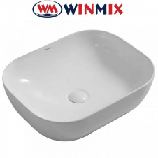 Раковина (умивальник) накладна Winmix Premium DIVERSE-0107 505*405*140mm (біла)