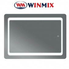 Дзеркало для ванної кімнати Winmix TWEE MR09-50x80-REVERSE (з LED-підсвічуванням, антизапітнінням та регулюванням яскравості)