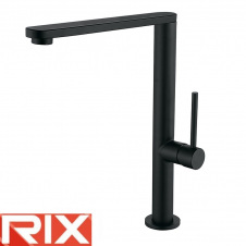 Змішувач для кухні Вухо Rix KFM (Chr-011) Black, SUS304 з нержавіючої сталі