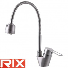 Змішувач для кухні Рефлекторний вухо Rix HSB (Chr-011) REFLECTOR, SUS304 з нержавіючої сталі
