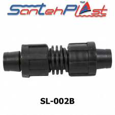 Муфта затискна для крапельної стрічки DN17*DN17(МЗ 17) Арт. SL-002B (чорний)