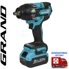 Акумуляторний гайковерт Grand АГ-800UBL, 2*(20В, 4Аг)