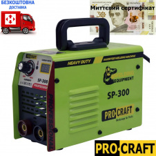 Інверторний зварювальний апарат ProCraft SP-300 (MMA)+сетифікат