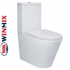 Унітаз-компакт Winmix BEVEL 0403-T3 640*360*835mm, система змиву TORNADO 3.0 Ирпень