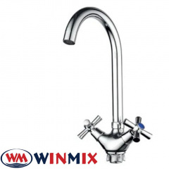 Змішувач для кухні Вухо, без підведення Winmix Toledo Nut (Chr-275), Польща Киев