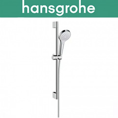 Душовий набір зі стійкою Hansgrohe (art 26562400) Croma Select S Vario 65 см, білий хром Вишневе