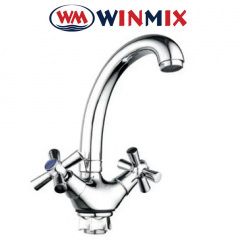 Змішувач для кухні Вухо, без підведення Winmix Toledo Nut (Chr-272), Польща Київ