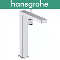 Змішувач Hansgrohe (art 73070000) для раковини одноважільний з поворотним виливом та зливною гарнітурою Tecturis E 240 Fine CoolStart, Хром Київ