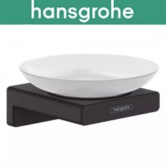 Мильниця Hansgrohe (art 41746670) з тримачем AddStoris, Чорний мат Тернопіль