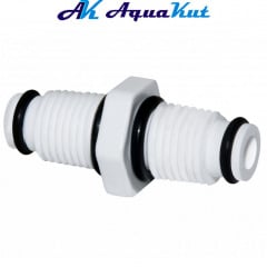 Перехідник Aquakut HP-HP, 1/4"HP-1/4"HP, міжколбовий з ущільнювачем Михайлівка
