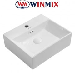 Раковина (умивальник) навісна Winmix Premium QUADRO -0205 410*360*130mm (біла) Ирпень