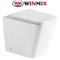 Унітаз підлоговий безбачковий WINMIX PREMIUM QUADRO 0701-R 600*355*410mm, система змиву TORNADO 1.0 Винница