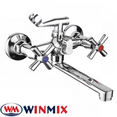Змішувач для ванни короткий ніс Winmix Toledo (Chr-142), Польща Умань
