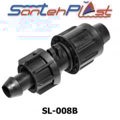 Стартер для крапельної стрічки з підтиском DN17 (МП 17) Арт. SL-008B Black (чорний) Чернігів