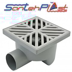 Душовий трап із пластиковими ґратами TH-150-50.01 DN50, Santehplast Київ