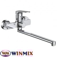 Змішувач для ванни довгий ніс Winmix Premium Mone EURO (Chr-006), Польща Київ