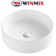 Раковина (умивальник) накладна Winmix Premium WAVE-0101 400*400*125mm (біла) Лубни