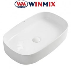 Раковина (умивальник) накладна Winmix Premium BEVEL-0105 610*375*120mm (біла) Днепр