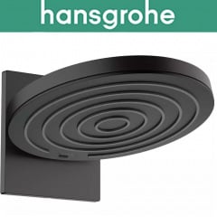 Душова стельова лійка Hansgrohe (art 24150670) Pulsify 260 2jet, Чорний мат (діаметр 26см) Вінниця