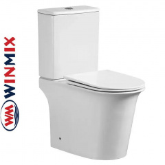Унітаз-компакт Winmix WAVE 0405-R 630*370*795mm, система змиву RIMLESS Киев
