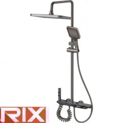 Душова колона із змішувачем Rix PBX-009-J GRAPHITE 4 режими, Графіт Киев